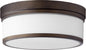 Quorum - 3509-14-86 - Three Light Ceiling Mount - Celeste - Oiled Bronze