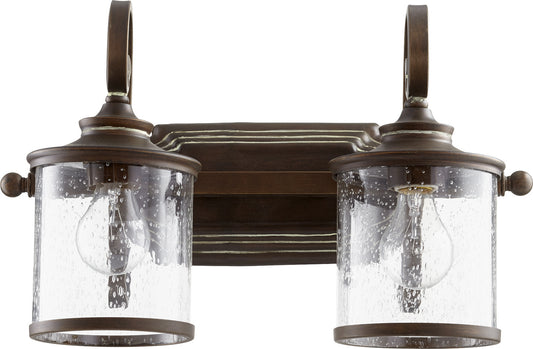 Quorum - 5073-2-39 - Two Light Vanity - San Miguel - Vintage Copper