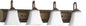 Quorum - 5104-4-86 - Four Light Vanity - 5104 Vanities - Oiled Bronze