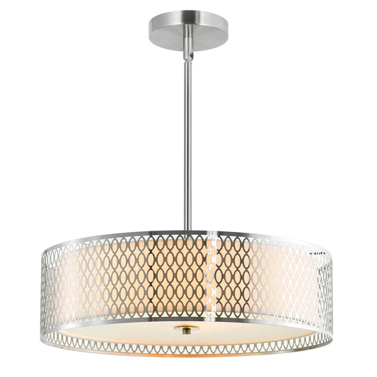 CWI Lighting - 5555P22SN - Five Light Chandelier - Mikayla - Satin Nickel
