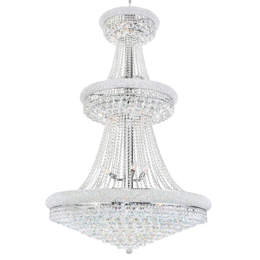 CWI Lighting - 8001P36C - 34 Light Chandelier - Empire - Chrome