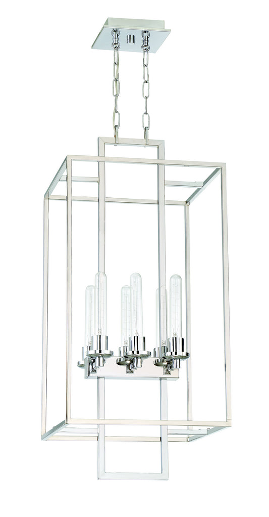 Craftmade - 41536-CH - Six Light Foyer Pendant - Cubic - Chrome