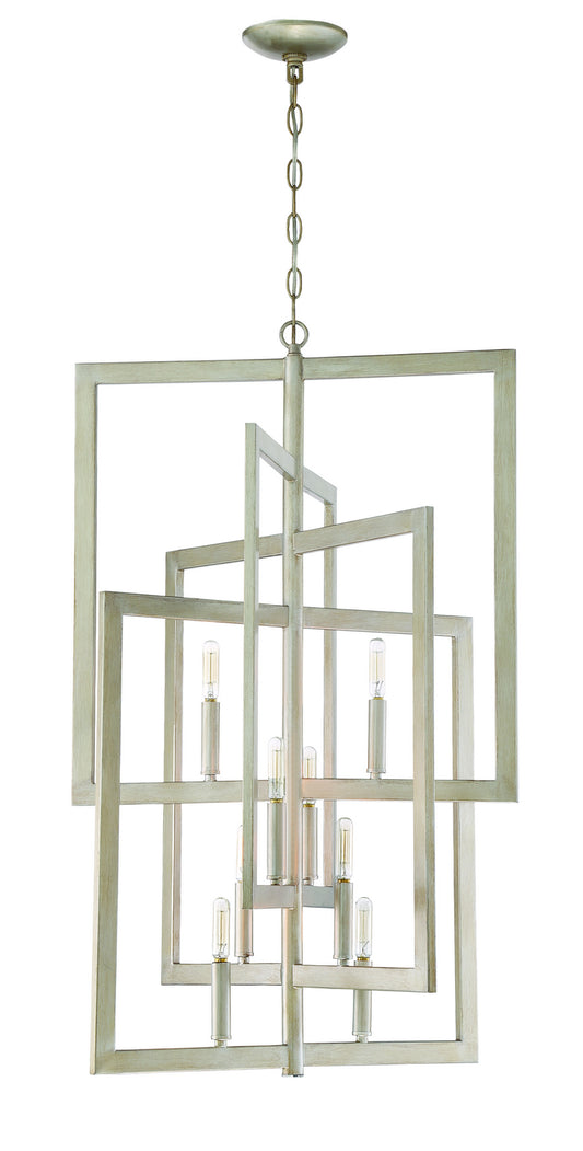 Craftmade - 44938-GT - Eight Light Foyer Pendant - Portrait - Gold Twilight