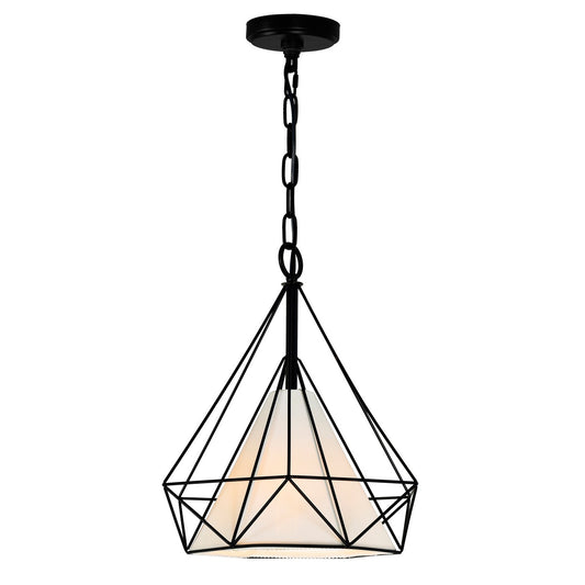 CWI Lighting - 9600P15-1-101 - One Light Pendant - Diamond - Black