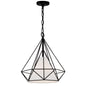 CWI Lighting - 9600P18-1-101 - One Light Pendant - Diamond - Black