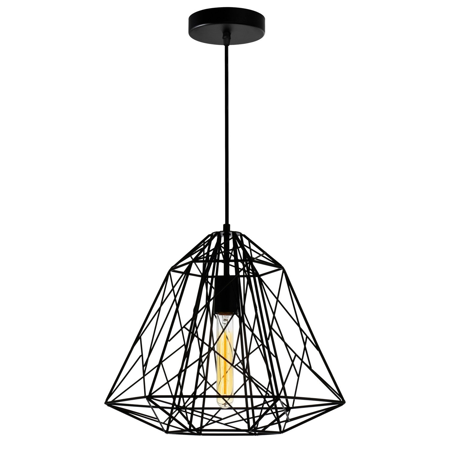 CWI Lighting - 9625P16-1-101 - One Light Pendant - Bagheera - Black