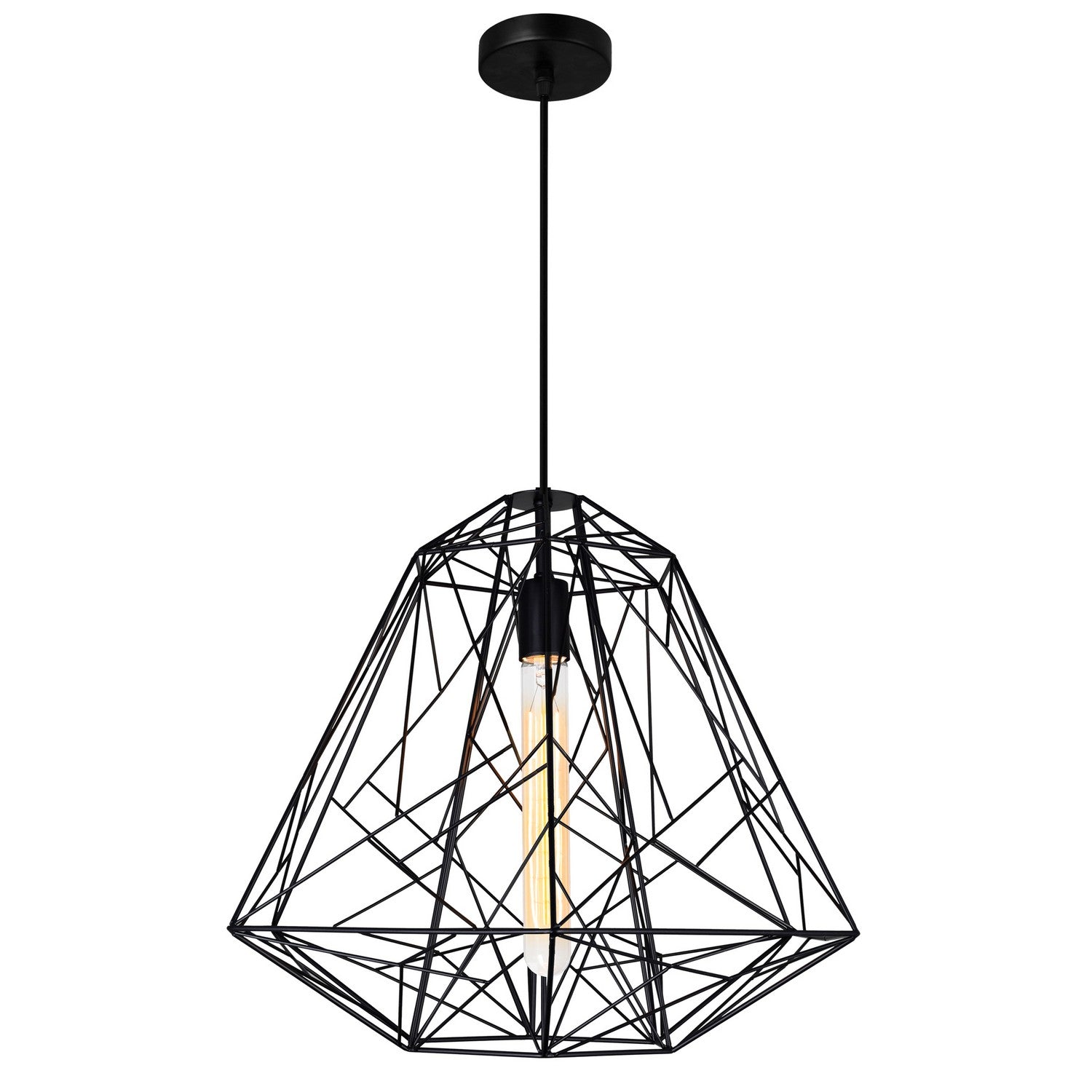 CWI Lighting - 9625P20-1-101 - One Light Pendant - Bagheera - Black