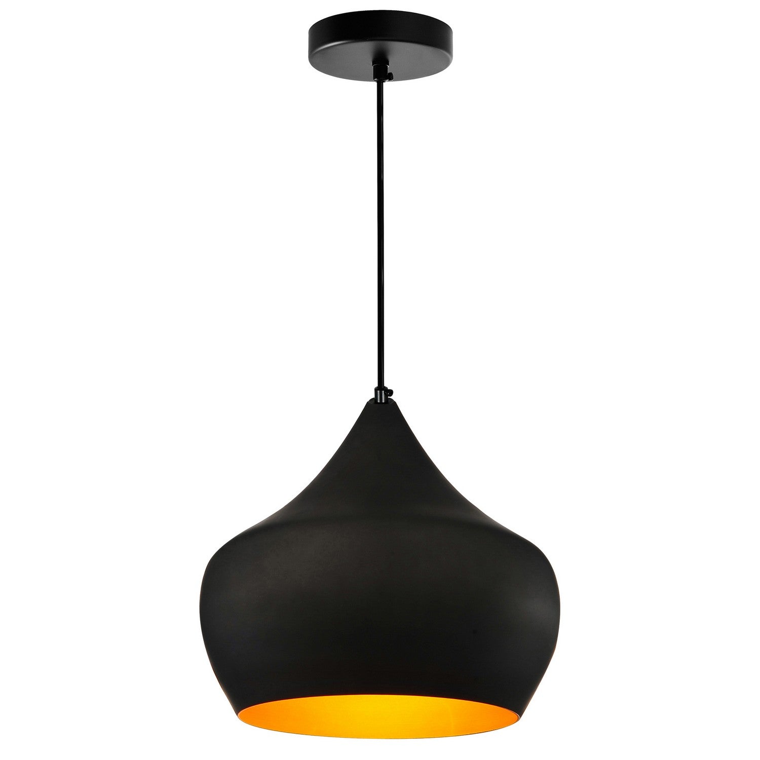 CWI Lighting - 9632P15-1-101 - One Light Pendant - Dynamic - Black
