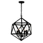 CWI Lighting - 9641P20-4-101 - Four Light Pendant - Amazon - Black