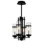 CWI Lighting - 9827P14-4-101 - Four Light Mini Pendant - Sierra - Black