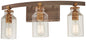 Minka-Lavery - 3553-588 - Three Light Bath - Morrow - Harvard Court Bronze W/Gold Hi