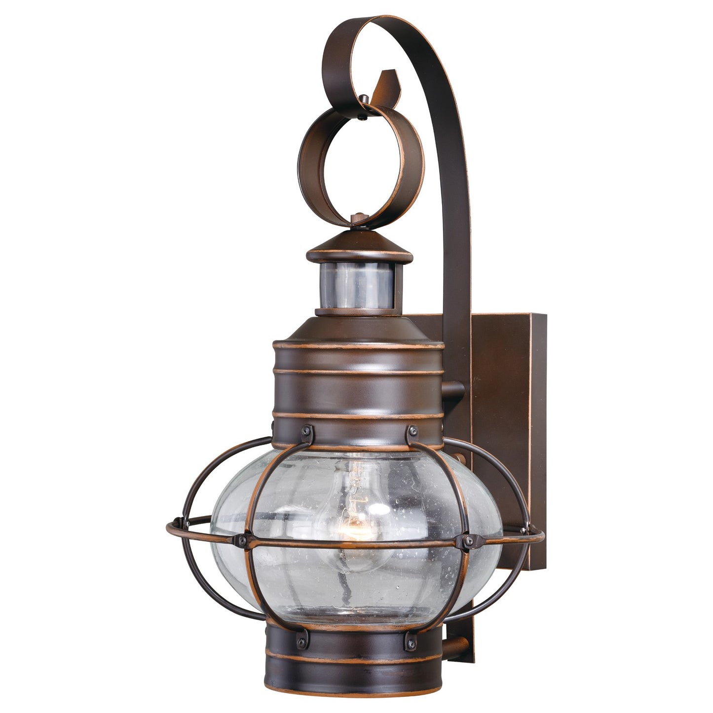 Vaxcel - T0249 - One Light Motion Sensor Outdoor Wall Light - Chatham - Burnished Bronze