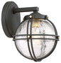 Minka-Lavery - 71231-661 - One Light Outdoor Wall Mount - Rond - Coal W/Honey Gold Highlight