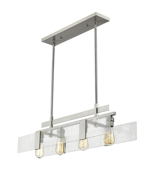 Z-Lite - 3002-32BN - Four Light Linear Chandelier - Gantt - Brushed Nickel