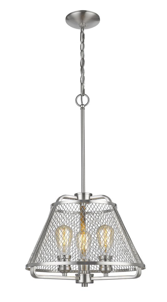 Z-Lite - 451-16BN - Three Light Pendant - Iuka - Brushed Nickel