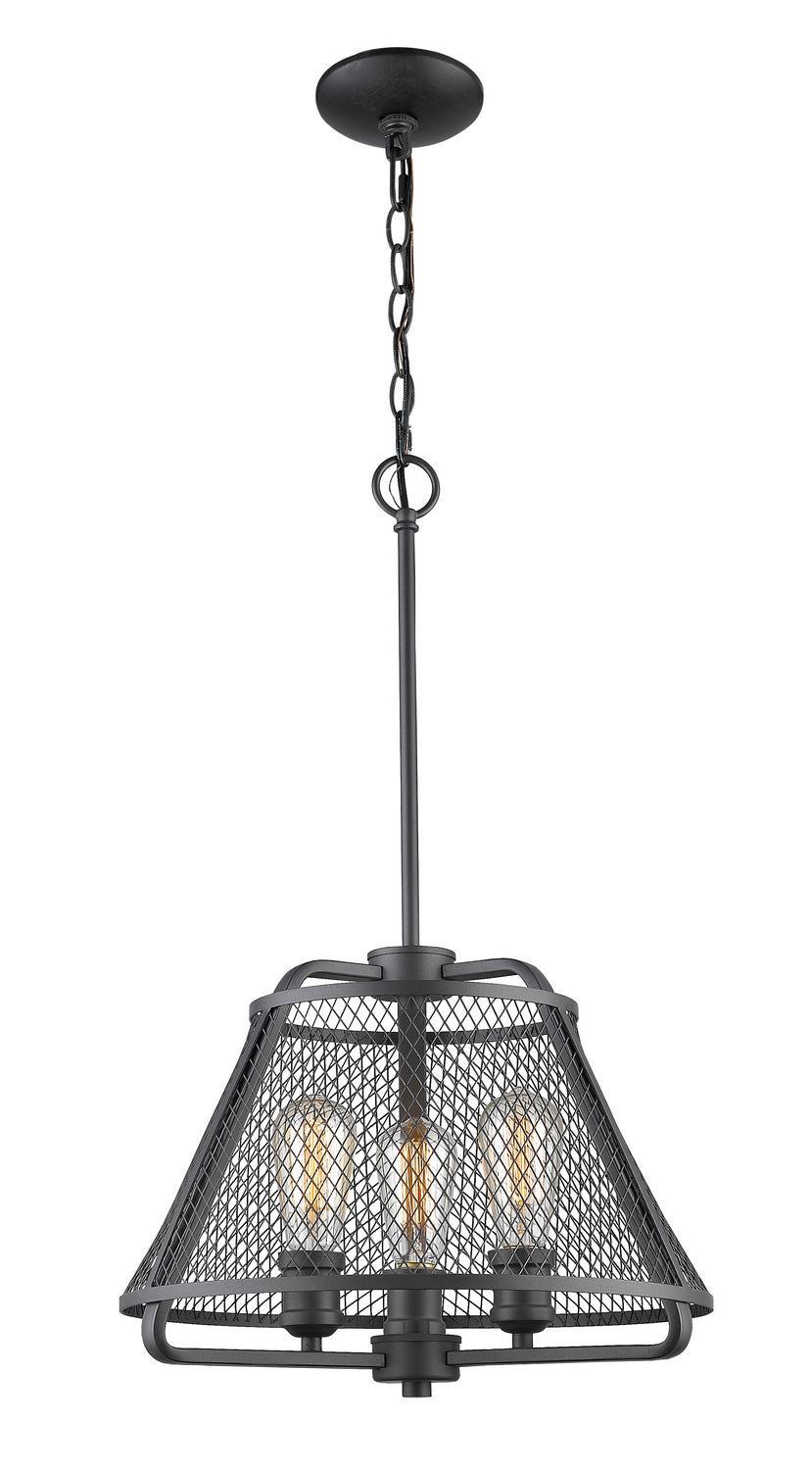 Z-Lite - 451-16BRZ - Three Light Pendant - Iuka - Bronze