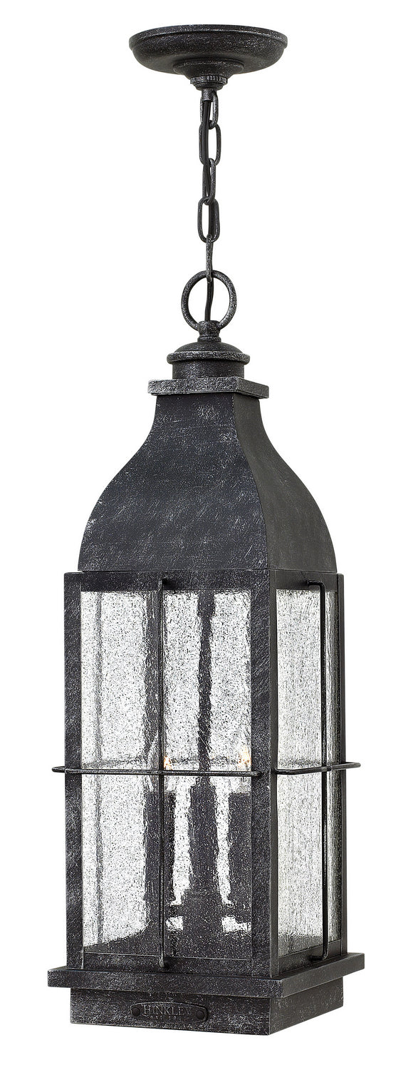 Hinkley - 2042GS-LL - LED Hanging Lantern - Bingham - Greystone