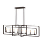 Hinkley - 4818DZ - LED Linear Chandelier - Quentin - Aged Zinc