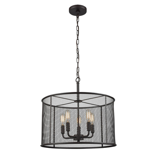 ELK Home - CN250541 - Five Light Chandelier - Williamsport - Oil Rubbed Bronze