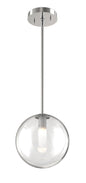 DVI Lighting - DVP27010CH-CL - One Light Pendant - Courcelette - Chrome With Clear Glass