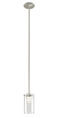 DVI Lighting - DVP28519SN-CL - LED Pendant - Lucerne Ac Led - Satin Nickel With Clear Glass