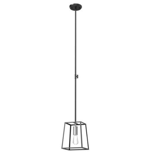 DVI Lighting - DVP29021BN/GR - One Light Pendant - Cape Breton - Buffed Nickel And Graphite