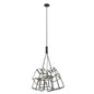 DVI Lighting - DVP29025BN/GR - Five Light Pendant - Cape Breton - Buffed Nickel And Graphite