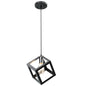 DVI Lighting - DVP29519CH/GR - One Light Pendant - Polygon - Chrome And Graphite