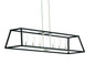 DVI Lighting - DVP30002SN/GR - Six Light Linear Pendant - Laurentian - Satin Nickel And Graphite
