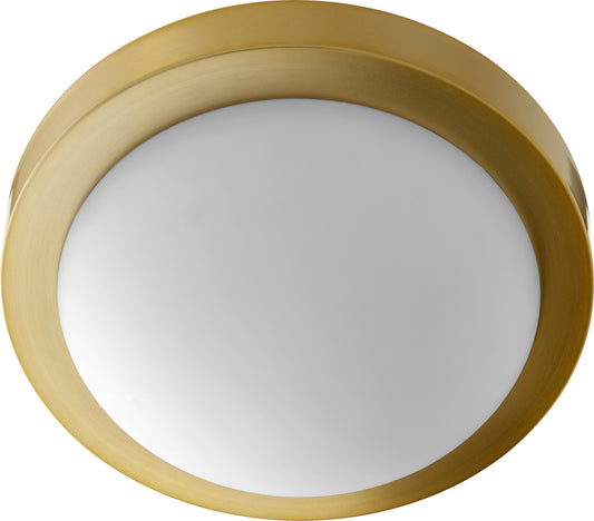 Quorum - 3505-11-80 - Two Light Ceiling Mount - 3505 Contempo Ceiling Mounts - Aged Brass