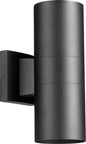Quorum - 720-2-69 - Two Light Wall Mount - Cylinder - Textured Black