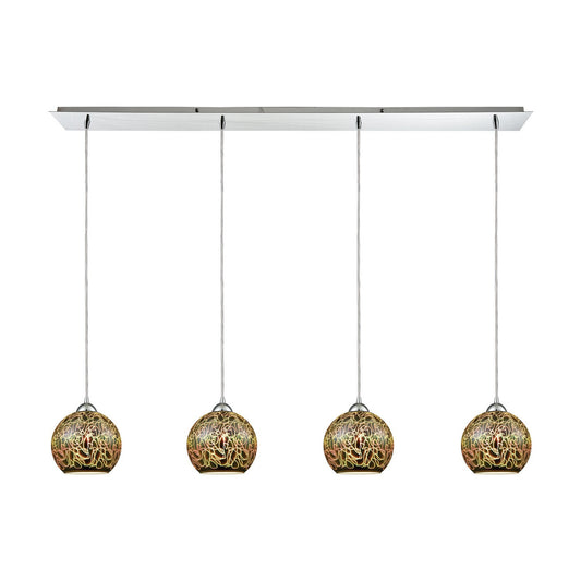 ELK Home - 10518/4LP - Four Light Pendant - Illusions - Polished Chrome