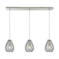 ELK Home - 10760/3LP - Three Light Pendant - Lagoon - Satin Nickel