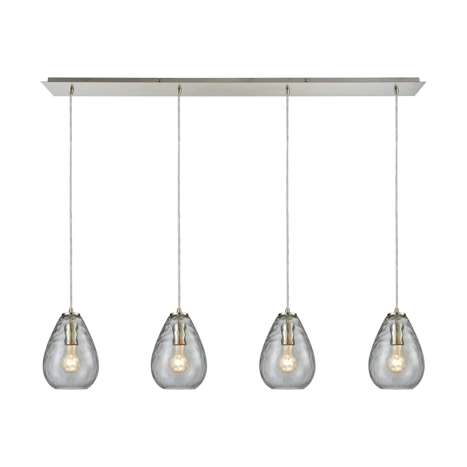 ELK Home - 10760/4LP - Four Light Pendant - Lagoon - Satin Nickel