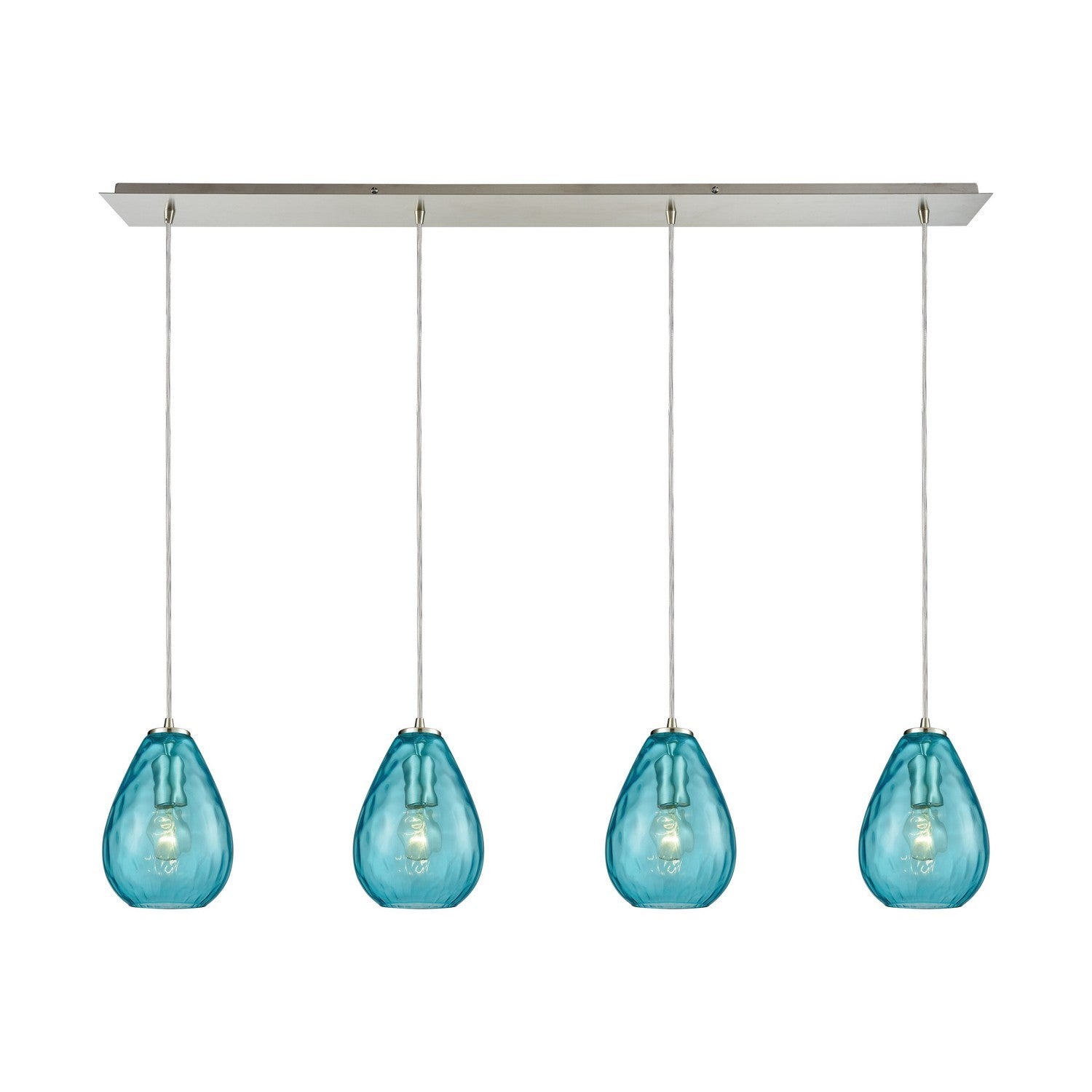 ELK Home - 10770/4LP - Four Light Pendant - Lagoon - Satin Nickel