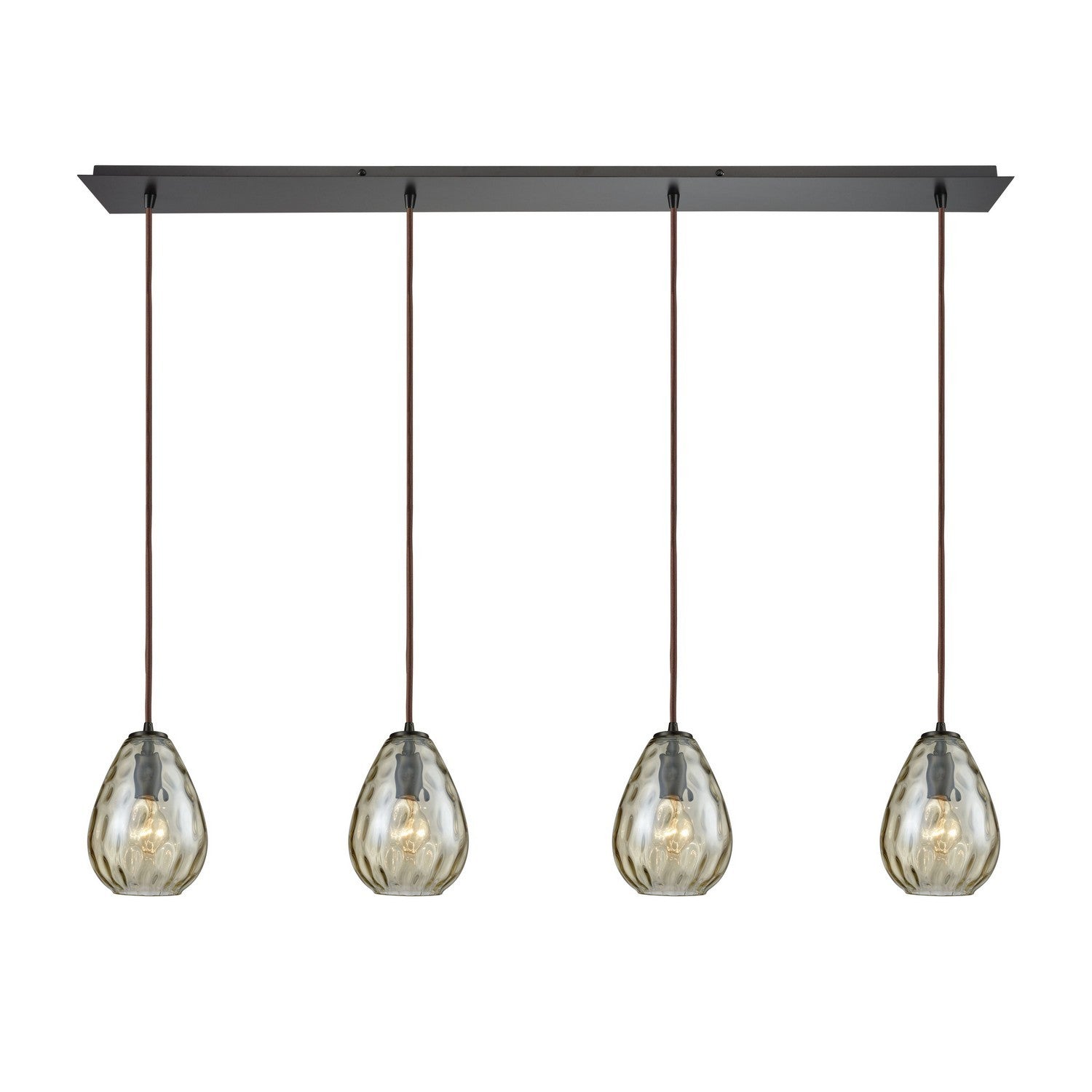 ELK Home - 10780/4LP - Four Light Pendant - Lagoon - Oil Rubbed Bronze