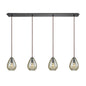 ELK Home - 10780/4LP - Four Light Pendant - Lagoon - Oil Rubbed Bronze