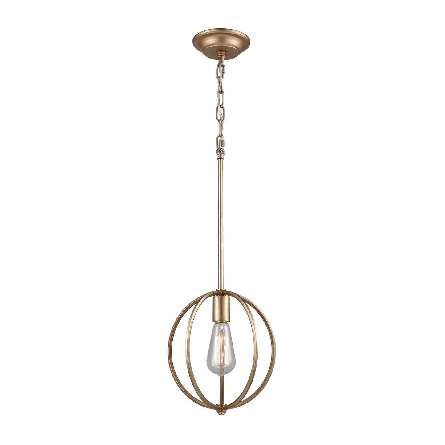 ELK Home - 12845/1 - One Light Mini Pendant - Stanton - Matte Gold