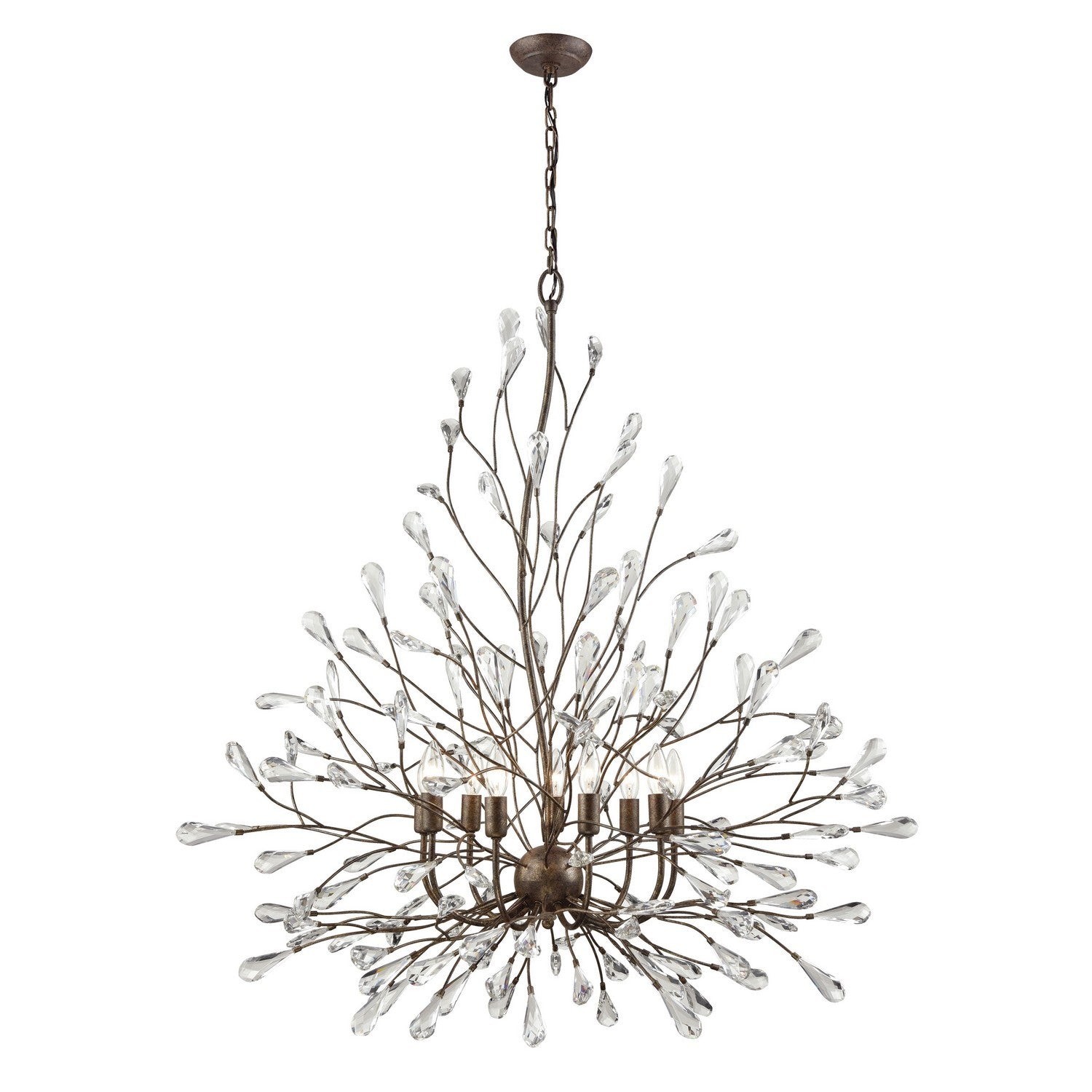 ELK Home - 18244/9 - Nine Light Chandelier - Crislett - Sunglow Bronze