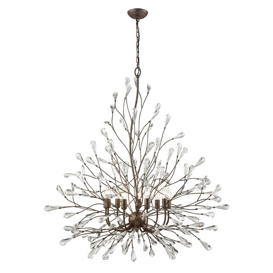 ELK Home - 18244/9 - Nine Light Chandelier - Crislett - Sunglow Bronze