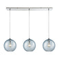 ELK Home - 31380/3LP-AQ - Three Light Pendant - Watersphere - Polished Chrome