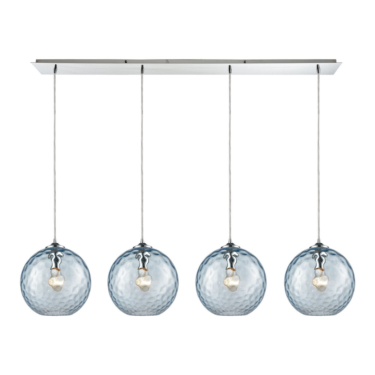 ELK Home - 31380/4LP-AQ - Four Light Pendant - Watersphere - Polished Chrome