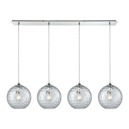 ELK Home - 31380/4LP-CLR - Four Light Pendant - Watersphere - Polished Chrome