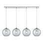 ELK Home - 31380/4LP-CLR - Four Light Pendant - Watersphere - Polished Chrome