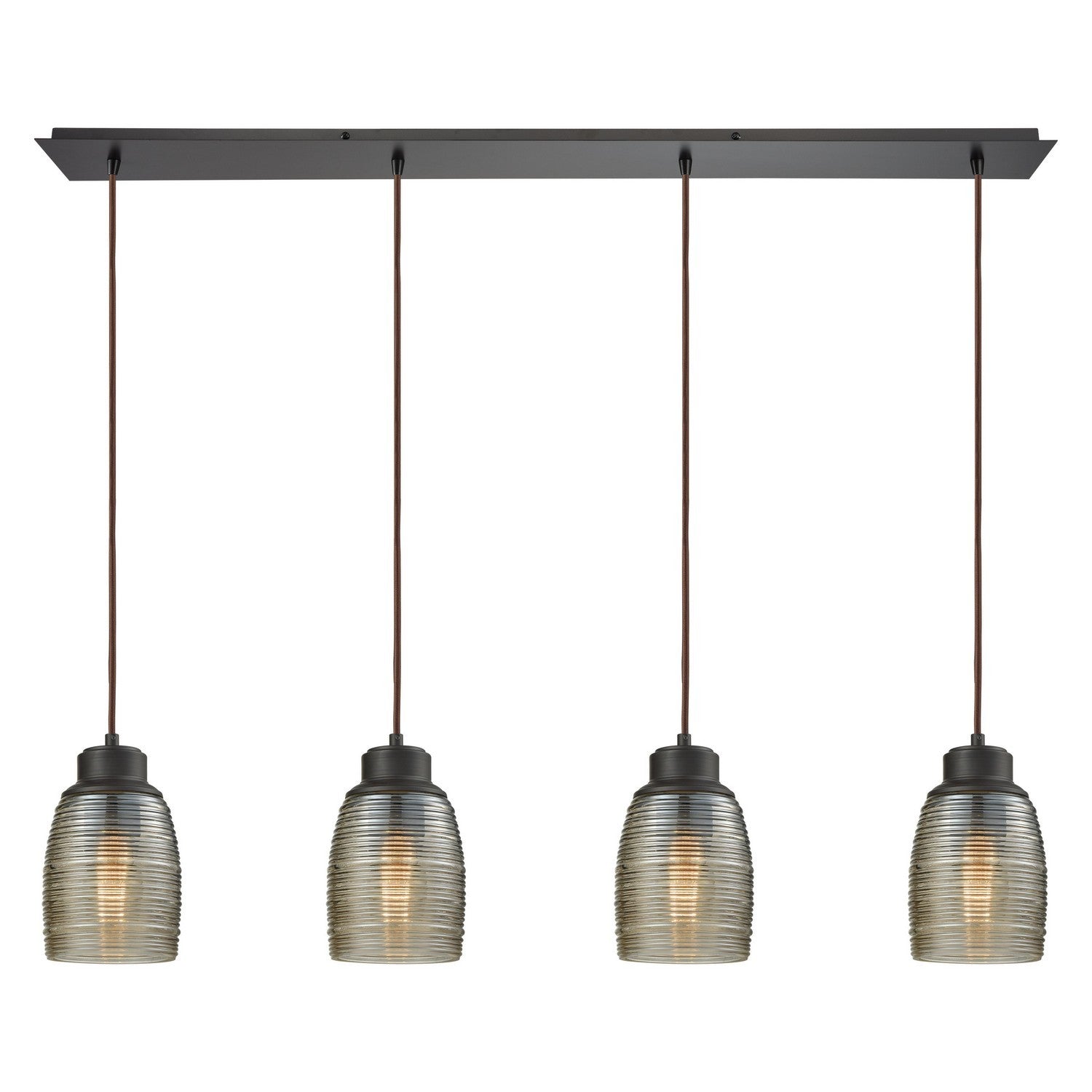 ELK Home - 46216/4LP - Four Light Pendant - Muncie - Oil Rubbed Bronze