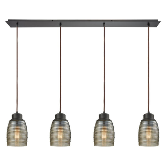 ELK Home - 46216/4LP - Four Light Pendant - Muncie - Oil Rubbed Bronze