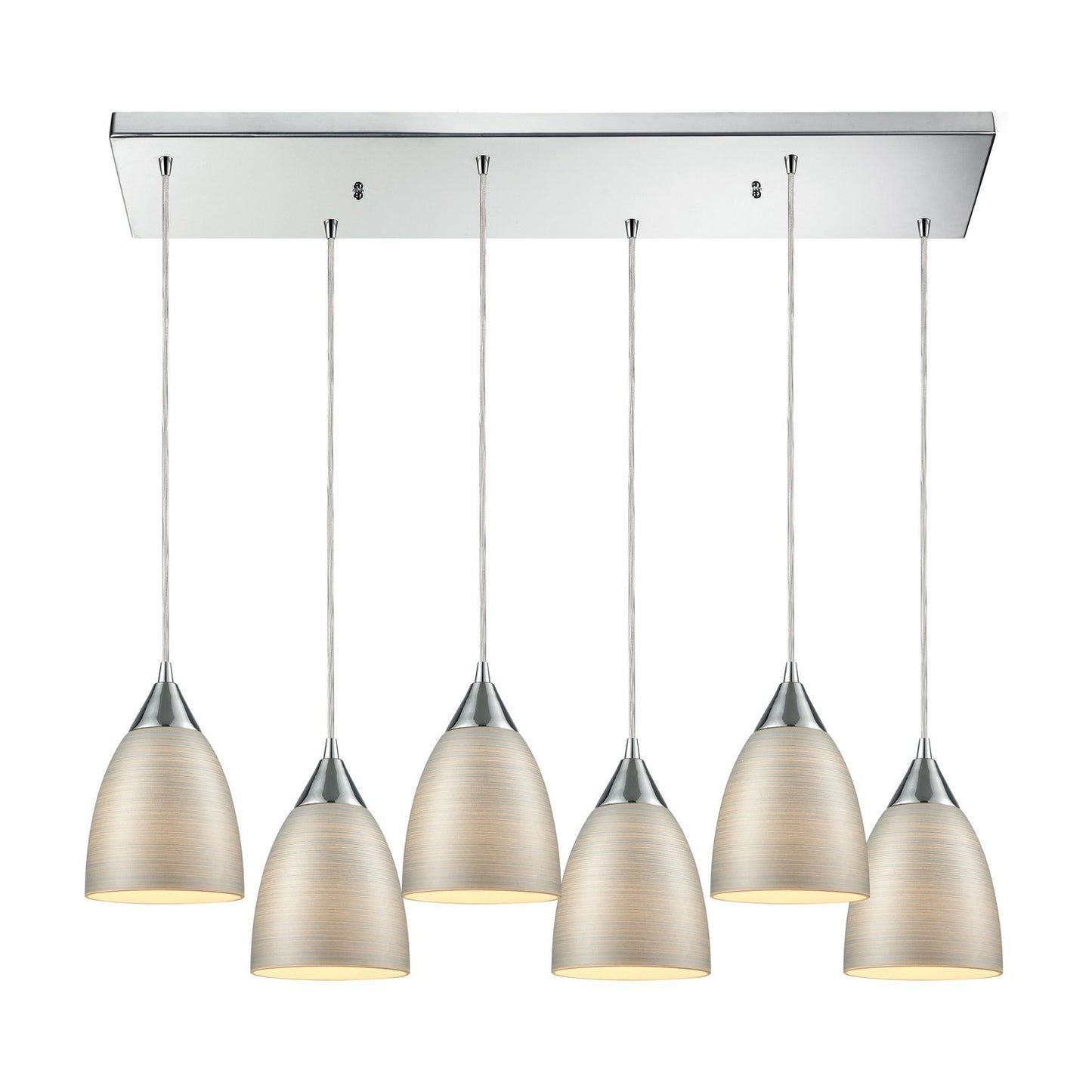 ELK Home - 56530/6RC - Six Light Pendant - Merida - Polished Chrome