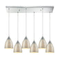ELK Home - 56530/6RC - Six Light Pendant - Merida - Polished Chrome