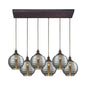 ELK Home - 56550/6RC - Six Light Pendant - Ridley - Oil Rubbed Bronze