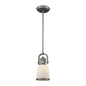 ELK Home - 66681-1 - One Light Mini Pendant - Brooksdale - Weathered Zinc